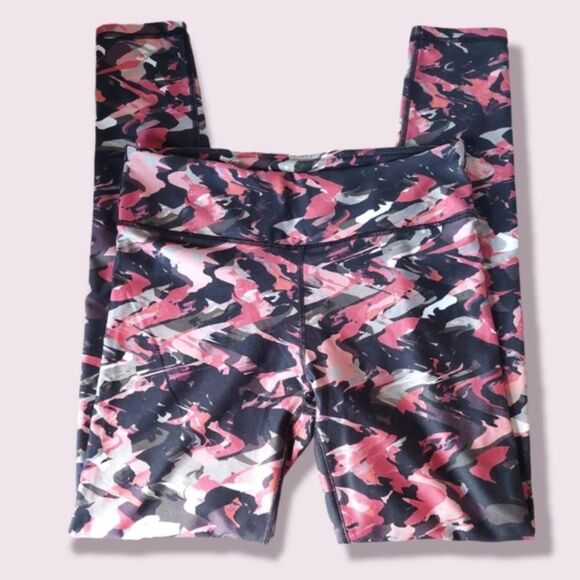 Fabletics Salar Terracotta Camo Mid-Rise Athletic Leggings Sz S - Picture 4 of 10
